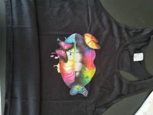 Summer Vest Tank-Top Crew-Neck Ladies Tops Butterflies-Printed Plus-Size Women for Ropa-Mujer