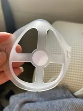 Soporte 3D para mascarilla facial, ayuda a respirar, soporte interior de silicona, válvula transpirable, cuidado de la piel