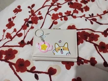 Purses Wallets Clutch Short Corgi Doge Small Cartoon Ladies Cute Portefeuille