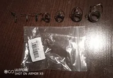 Anillos de guía para caña de pescar, 7 Uds., 0,5/0,6/0,8/1,1/1,4/1,8 cm de diámetro, varios tamaños