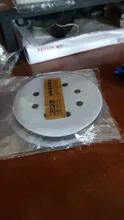 Almohadilla de interfaz de esponja suave de 8 agujeros para lijado, discos de lijado de gancho y bucle para pulido de superficie irregular, 5 pulgadas (125mm), 2 uds.