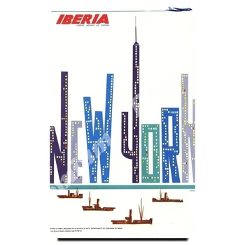 New York souvenir magnet vintage tourist poster 
New York souvenir magnet vintage tourist poster