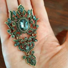 Kinel-joyería Bohemia para mujer, anillos de bronce antiguo para regalo, joyería Vintage, piedra de resina negra y roja, anillos étnicos turcos para mujer