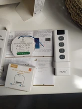 Moeshouse-Interruptor de persiana inteligente Tuya Smart Life, WiFi, RF433, con control remoto, para persiana enrollable eléctrica, Google Home, Alexa