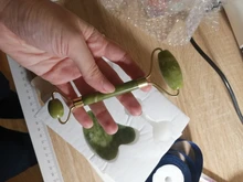 Herramienta para un levantamiento de rostro masajeador de cuarzo rosa de adelgazamiento Natural Jade rodillo masajeador Facial piedra masaje piel belleza conjunto de caja