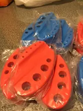 Soporte de silicona ovalado para pluma de tatuaje, soporte para micropigmento, máquina de taza para tinta, accesorios de maquillaje permanente, 1 ud.