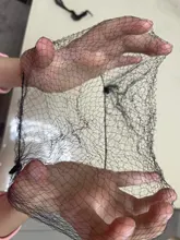 Pelucas de redes para el cabello, malla Invisible con borde elástico para estilizar el cabello, líneas suaves para bailar, deportivas, tejido, 10 uds.