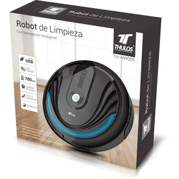Thulos Robot cleaning with smart navigation TH-HW009, works smooth surface and plana-detects objects and change direction
Thulos Robot cleaning with smart navigation TH-HW009, works smooth surface and plana-detects objects and change direction