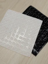 Silicone-Rubber Bumpers Feet-Pads Shock-Absorber Self-Adhesive Anti-Slip Soft 100pcs