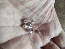 NEHZY-pendientes de plata de ley 925 con perlas de imitación, joyería de moda, con hexagrama simple, para mujeres