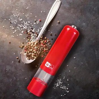 Electric Pepper Grinder Salt And Pepper Mills Turkish Luxery Brand Fast Shipping Spice Grinder Kitchen Accessories Red Color
Electric Pepper Grinder Salt And Pepper Mills Turkish Luxery Brand Fast Shipping Spice Grinder Kitchen Accessories Red Color
