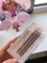 Extensión de pestañas de seda profesional, Pestañas postizas de pestañas con cola de pato a la moda