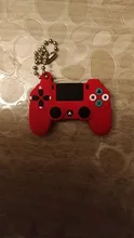 LLavero de mango de videojuego creativo para hombre y mujer, modelo de Joystick de simulación, llavero con anilla colgante, soporte de pareja llave, regalo