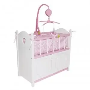 White crib with wardrobe and Mobil Fentoys toy shop articles created Manual 
White crib with wardrobe and Mobil Fentoys toy shop articles created Manual