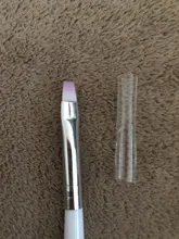 Pintura en Gel UV para manicura, lápiz para dibujar y esculpir uñas artísticas, lápiz para dibujar pétalos de media luna, mango corto, herramientas de manicura para salón DIY, 1 Uds.