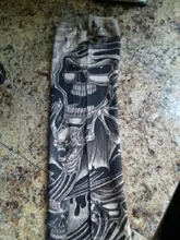 1PC 3D tatuaje impreso al aire libre manguitos de ciclismo personalidad calentador de brazo de protección UV bicicleta MTB bicicleta protección para brazos librar mangas