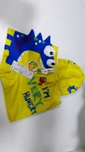 2019 nuevos niños nadando bañadores 2-10 AÑOS NIÑOS bañador para niños dinosaurio niños bañadores con Hat-SW367