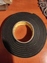 Cinta de goma de espuma de esponja negra EVA, 5MM, 8MM, 10MM de grosor, fuerte adherencia, tira de sellado anticolisión