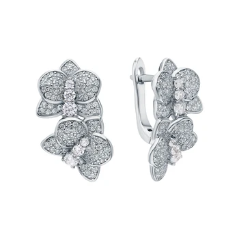 Silver earrings with cubic zirconium sunlight sample 925
Silver earrings with cubic zirconium sunlight sample 925