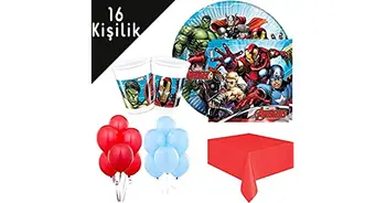 Avengers Yenilmezler Süper Parti Seti 16 Kişilik
Avengers Yenilmezler Süper Parti Seti 16 Kişilik