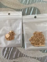 Collar de cadena con corazón de cobre para mujer y niña, joyería de moda, regalo