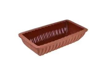 Mogan-Port Via Pottery 28 cm Glazed Rectangle Cake Mould 
Mogan-Port Via Pottery 28 cm Glazed Rectangle Cake Mould