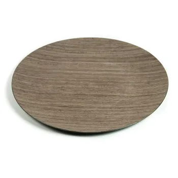 Under round plate Wood MARRON 33X33X2 
Under round plate Wood MARRON 33X33X2