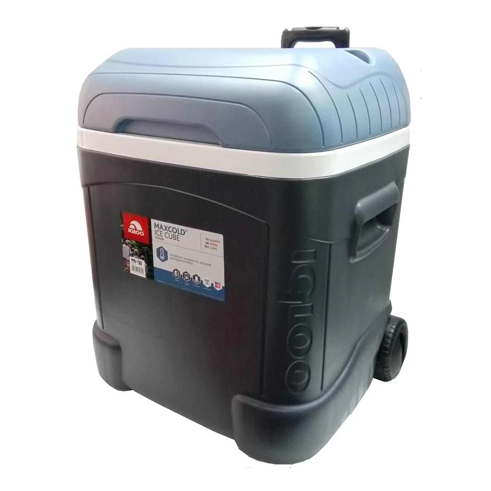 Изотермический container (термобокс) igloo maxcold cube 70 roller jet (66 L.) Black |
