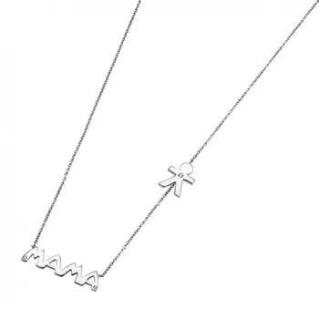 Lotus necklace Silver Mama made in sterling Silver LP1239-1/2
Lotus necklace Silver Mama made in sterling Silver LP1239-1/2