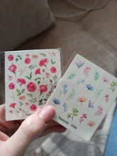 Sticker Flower Diy-Slider Spring Water-Nail-Decal Leaf-Tree Watermark Green 1pc Summer