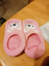 Muslinlife bebé calcetines de algodón con dibujos animados NIÑOS Calcetines de las niñas NIÑOS Calcetines cortos Anti-Slip calcetines Otoño Invierno 4-12T