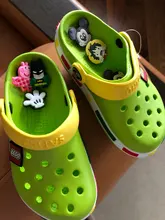 De moda niño niña playa zapatillas Sandalias de verano zapatos para niños con dibujos animados EVA resistencia transpirable antideslizante bebé