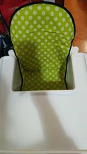 Funda para cojín de asiento para silla alta de bebé, esteras de refuerzo impermeables plegables portátiles, almohadillas para silla de alimentación, cojín para silla de niños