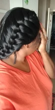 Anogol-trenzas dobles prearrancadas pelo sintético con malla frontal y pelo de bebé, color negro, marrón, raíces oscuras, Rubio degradado