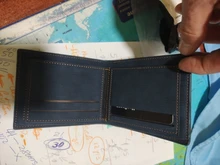 Cartera corta de cuero para hombre, monedero de Color sólido, Estilo Vintage, famosas, carteras masculinas