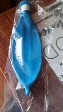 Bolsa de respiración desechable de látex, respirador para máquina de anestesia, bolsa de depósito, 0,5l, 1L, 2L, 3L