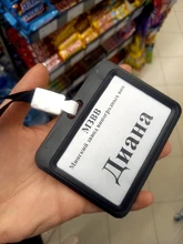 De plástico de colores autobús Tarjeta de Identificación funda, soporte correa para el cuello cordón titular de la tarjeta de la enfermera titular de la placa de accesorios para enfermeras