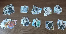 Pegatinas Kpop para ordenador portátil, equipaje, Maleta de motocicleta, monopatín, teléfono, PVC, 50 Uds.