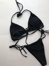 Sexy Bikini conjunto 2021 mujeres traje de baño Halter arriba Micro hembra traje de baño traje de verano ropa de playa traje de baño Bikini baño XL