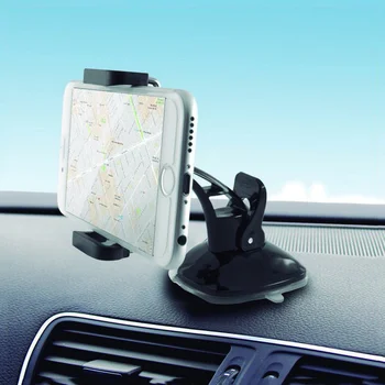 Mobile Phone Holder for Car with Suction Cup KSIX 360º Black
Mobile Phone Holder for Car with Suction Cup KSIX 360º Black