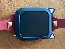 Funda protectora para Apple Watch 4, 5, 6 se, 40mm, 44mm, silicona suave con un dibujo animado, orejas de gato, iWatch Series 3, 2, 42mm y 38mm