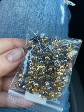 Lote de conectores de cadena de bolas de 4x7mm, piezas de conector para joyería DIY, 200 unids/lote