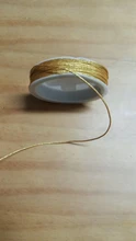 OlingArt-Hilo de color dorado y plateado de 0,8mm/1,0mm/2,0mm/2,4mm, cuerda de nudo chino, cuerda de punto, línea de alambre DIY para fabricación de joyas