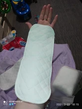 10 unids/lote bebé pañal de tela insertos pañal camisas reutilizables de algodón pañales para bebé recién nacido Niño lavable chico chica pañales