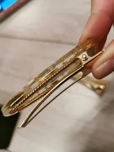 Pasadores hechos a mano, Moldes de resina epoxi de silicona, pasador de pelo de cocodrilo acrílico, herramientas de fabricación de joyas