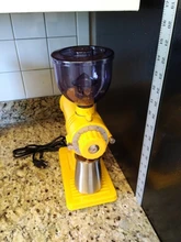 Burr Grinder Level Coffee Electric Xeoleo Miller Regulating-Valve 1-10 Extra Yellow/pink