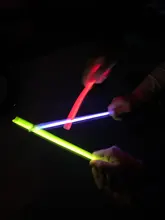 Barras luminosas de luz fluorescente para fiesta, pulseras, collares, neón, palo brillante de colores para fiesta de boda