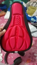 Asiento de bicicleta 3D, suave y grueso, transpirable, cómodo, de espuma, almohadilla para ciclismo de montaña