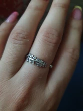 Anillos de plata de ley 925 para mujer, hoja de rama dulce fresca, temperamento de personalidad, moda femenina de tamaño reajustable de moda, anillos de apertura SRI025