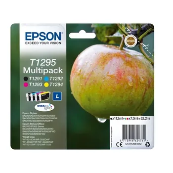 Epson Tinte Multipack black/cyan/magenta/yellow C13T12954012
Epson Tinte Multipack black/cyan/magenta/yellow C13T12954012